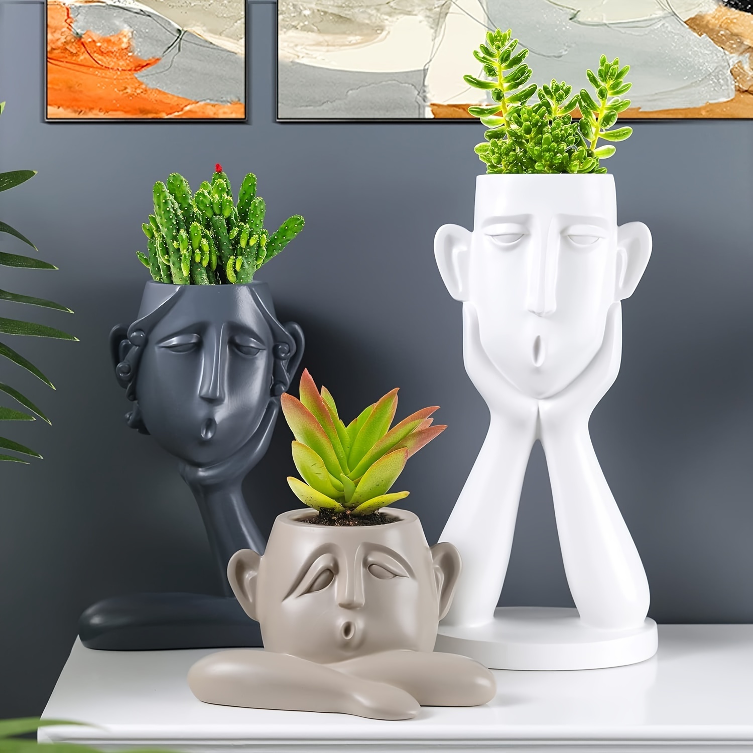 مجموعة مكونة من 3 قطع من تمثال - مراجعة Succulent Set وسعره