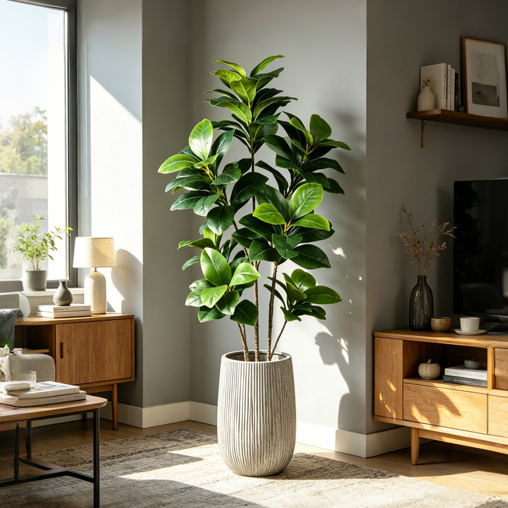 شجرة بانيان صناعية كبيرة بطول  - مراجعة Fiddle Leaf Fig وسعره