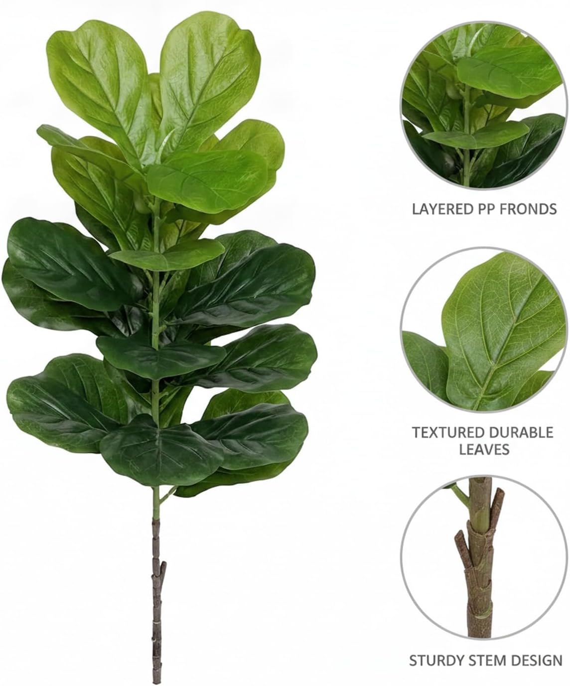 شجرة تين فيدلويف اصطناعية كبير - مراجعة Fiddle Leaf Fig وسعره