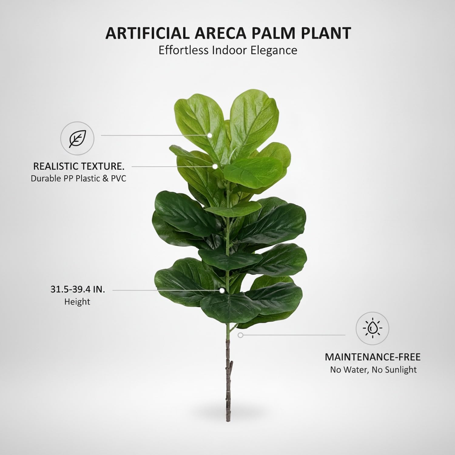 شجرة تين فيدلويف اصطناعية كبير - مراجعة Fiddle Leaf Fig وسعره