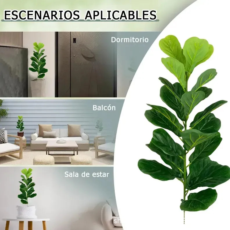 شجرة تين فيدلويف اصطناعية كبير - مراجعة Fiddle Leaf Fig وسعره
